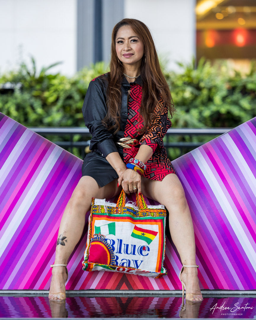 African Fashion Ankara Upcycle Tote Bag