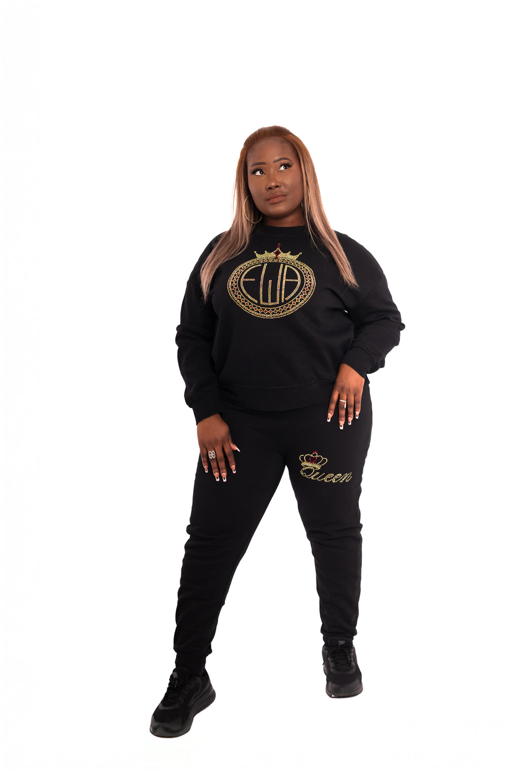 Sweatshirt & Joggers Set  | Branded Woman