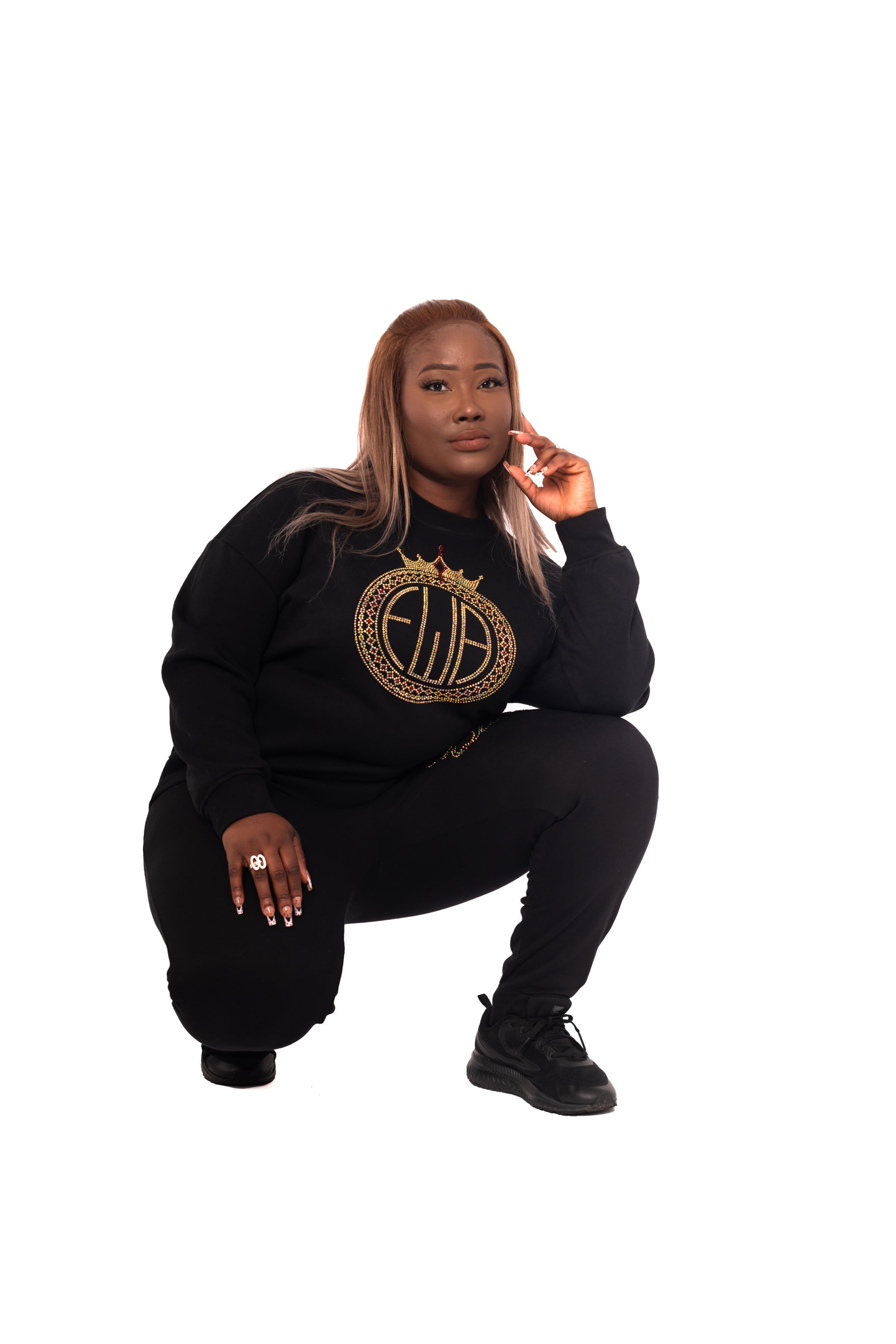 Sweatshirt & Joggers Set  | Branded Woman