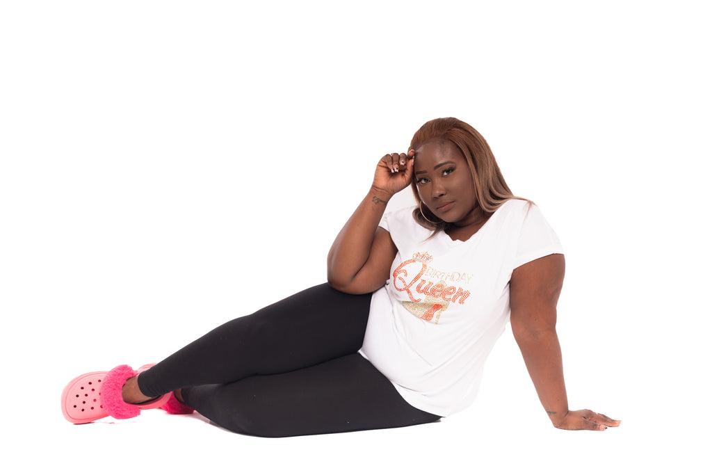 Blinged Birthday T Shirt