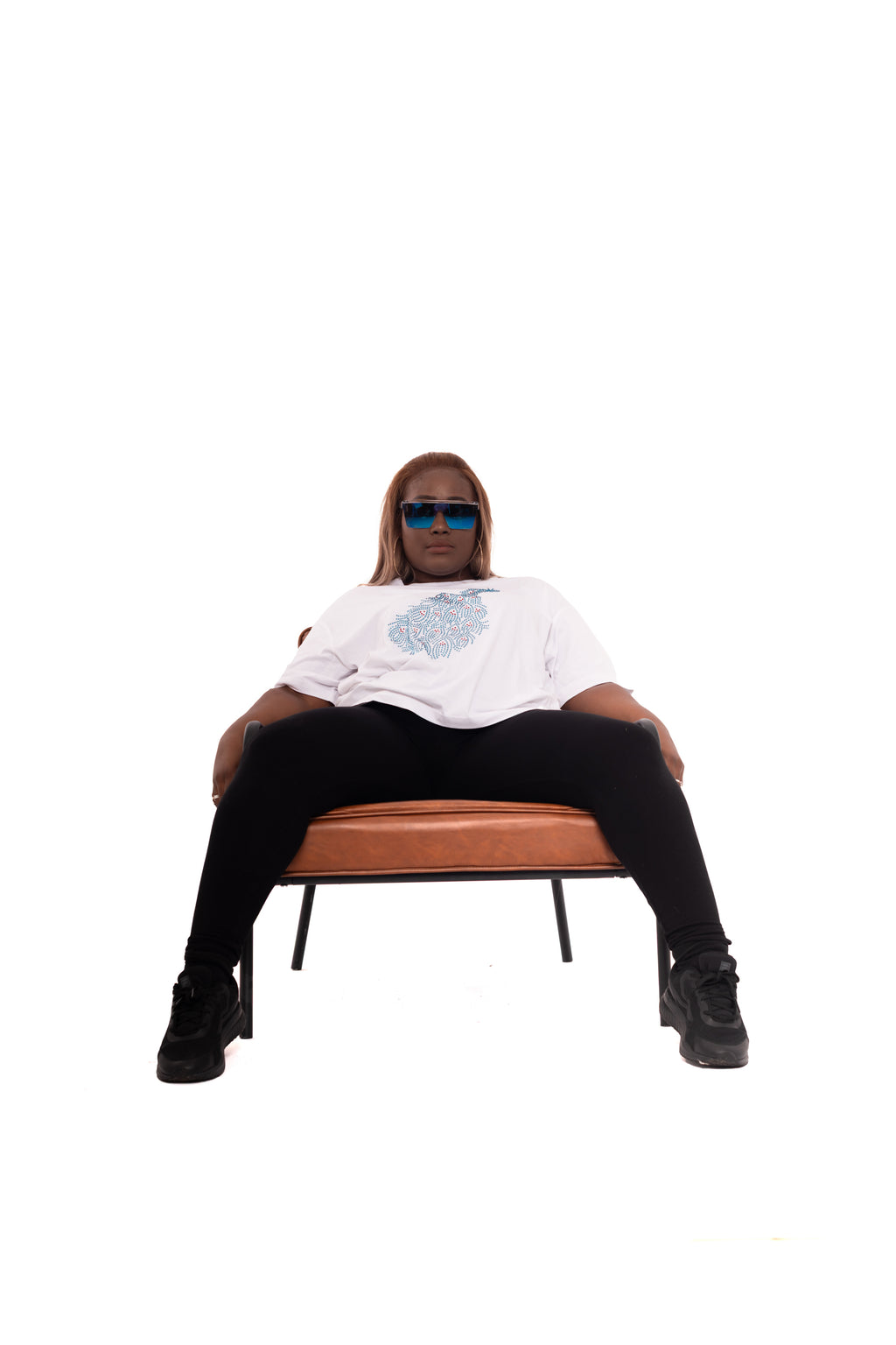 Blinged Peacock Tshirt