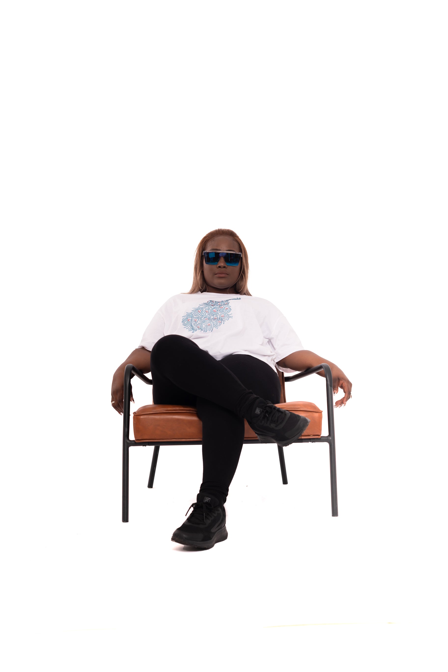 Blinged Peacock Tshirt