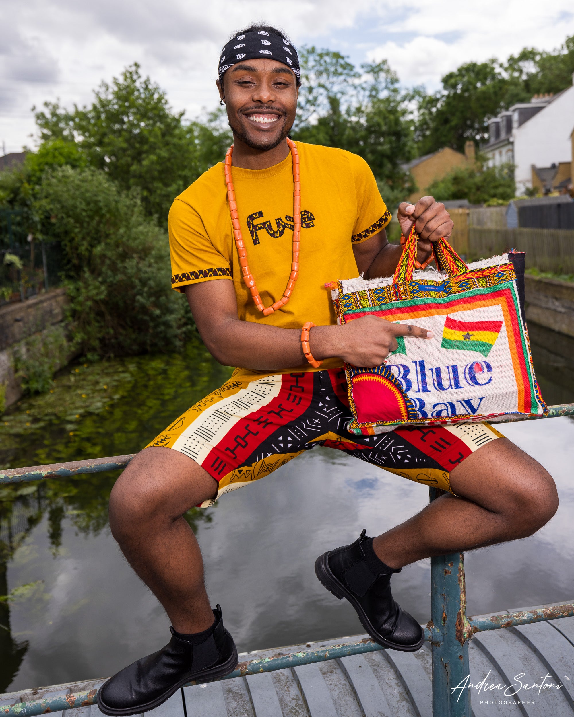 African Fashion Ankara Upcycle Tote Bag