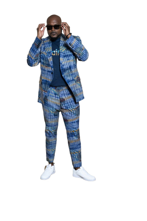 Adire Two-Piece Suit Set