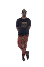 T-shirt à monogramme en tissu africain