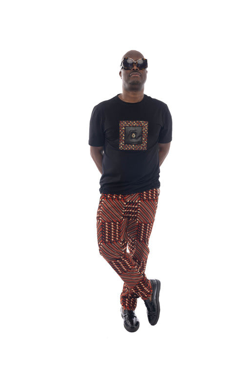 African Print Monogram T-Shirt