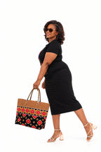 Adesuwa bag editorial photograph 8, balanced lighting and detailed Ankara fabric