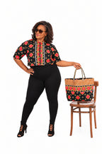 Adesuwa bag editorial photograph 9, balanced lighting and detailed Ankara fabric