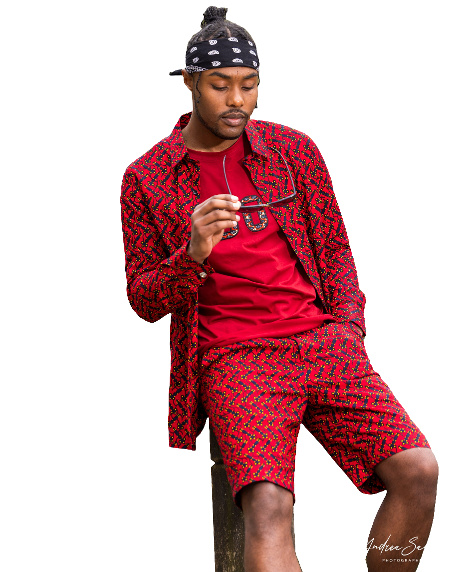 African Fashion Ankara Shirt & Top African Print (Key)