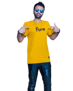 Yellow African Print T-Shirt