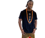Black Ankara Short-Sleeve T-Shirt