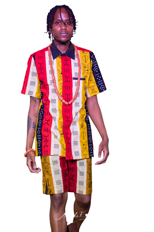 Adrika African Print Shirt & Trouser Set