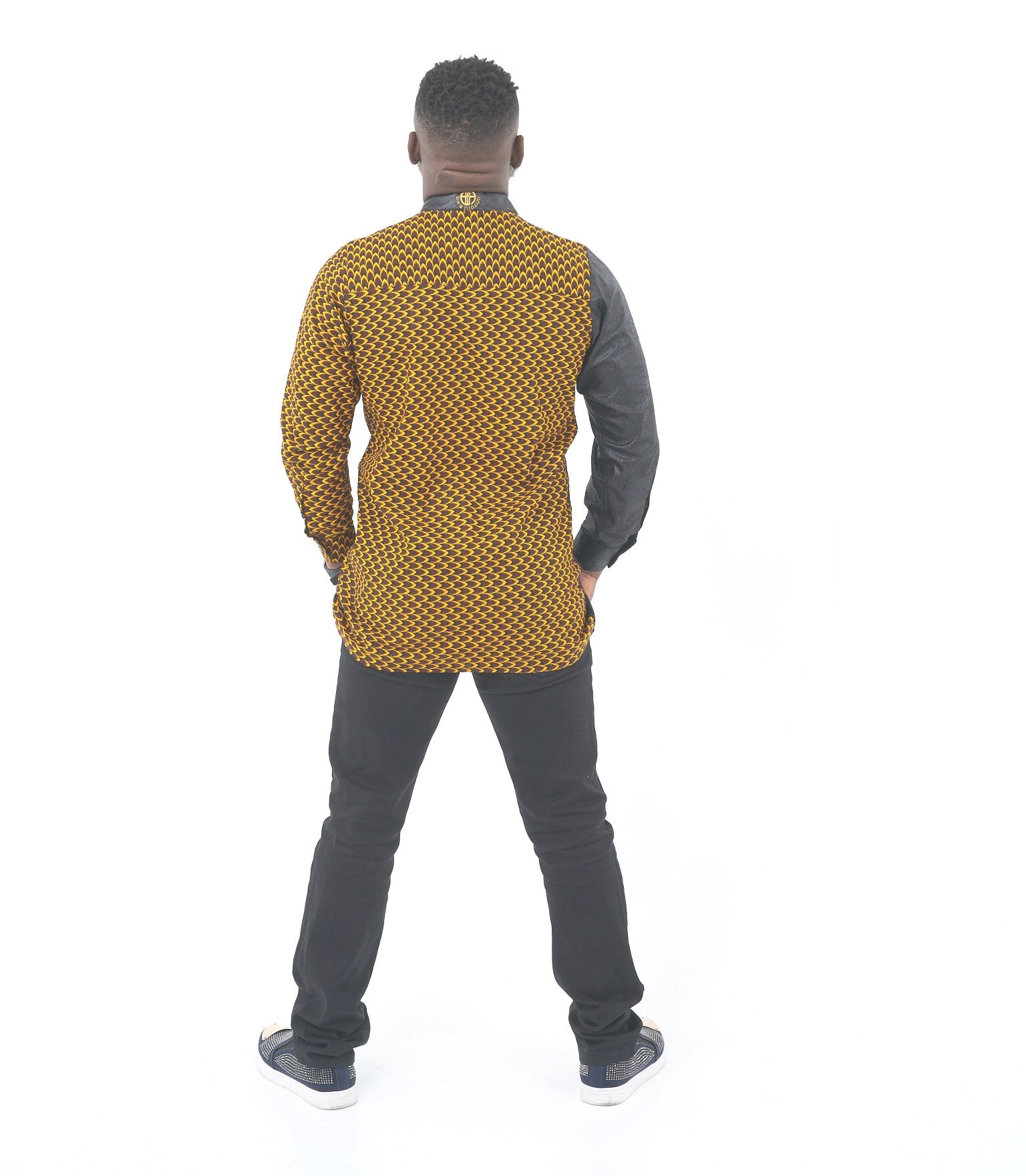 African Fashion Ankara Shirt (Fishscale)