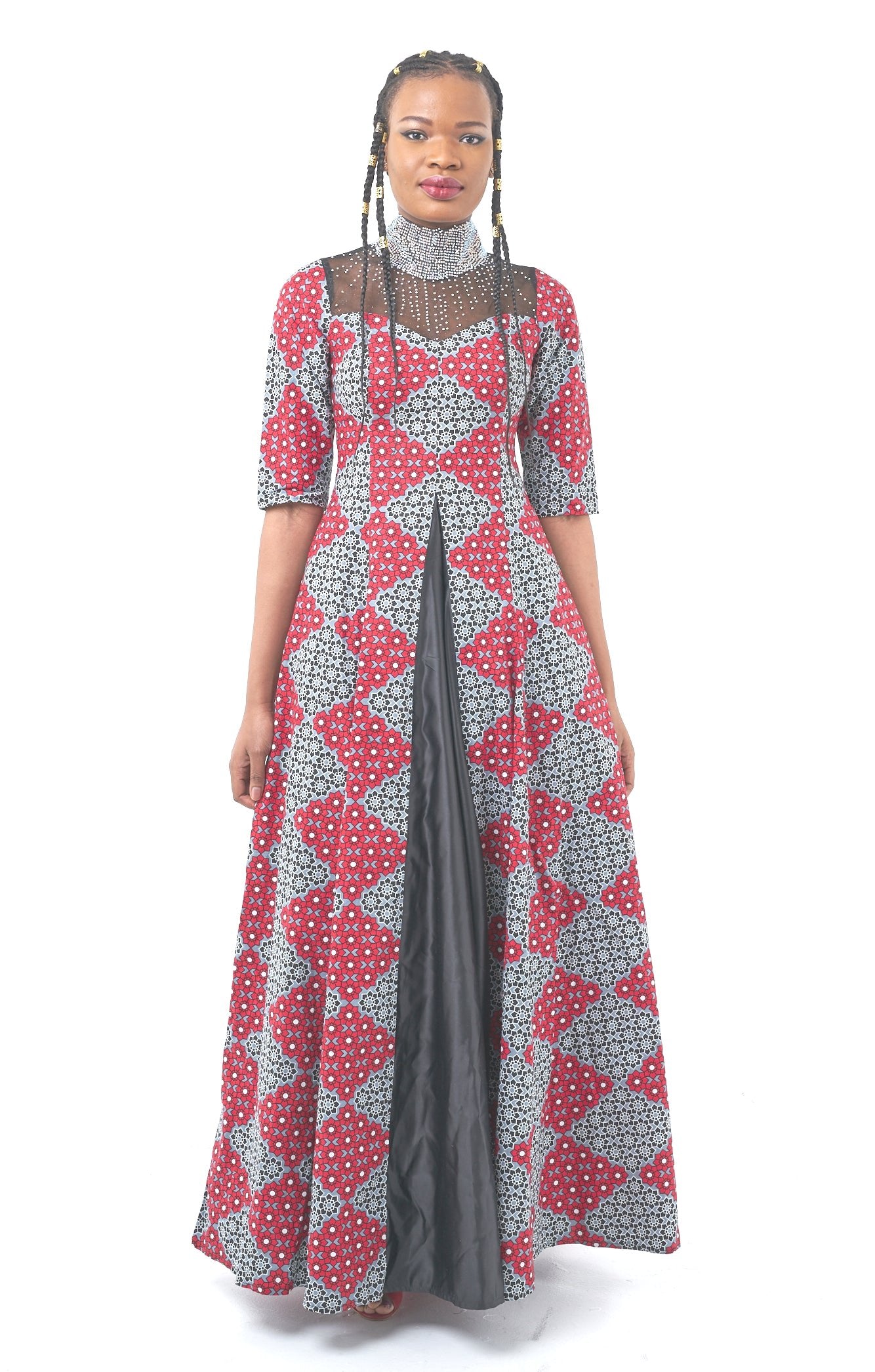 African Fashion Ankara Queen Latifat Gown