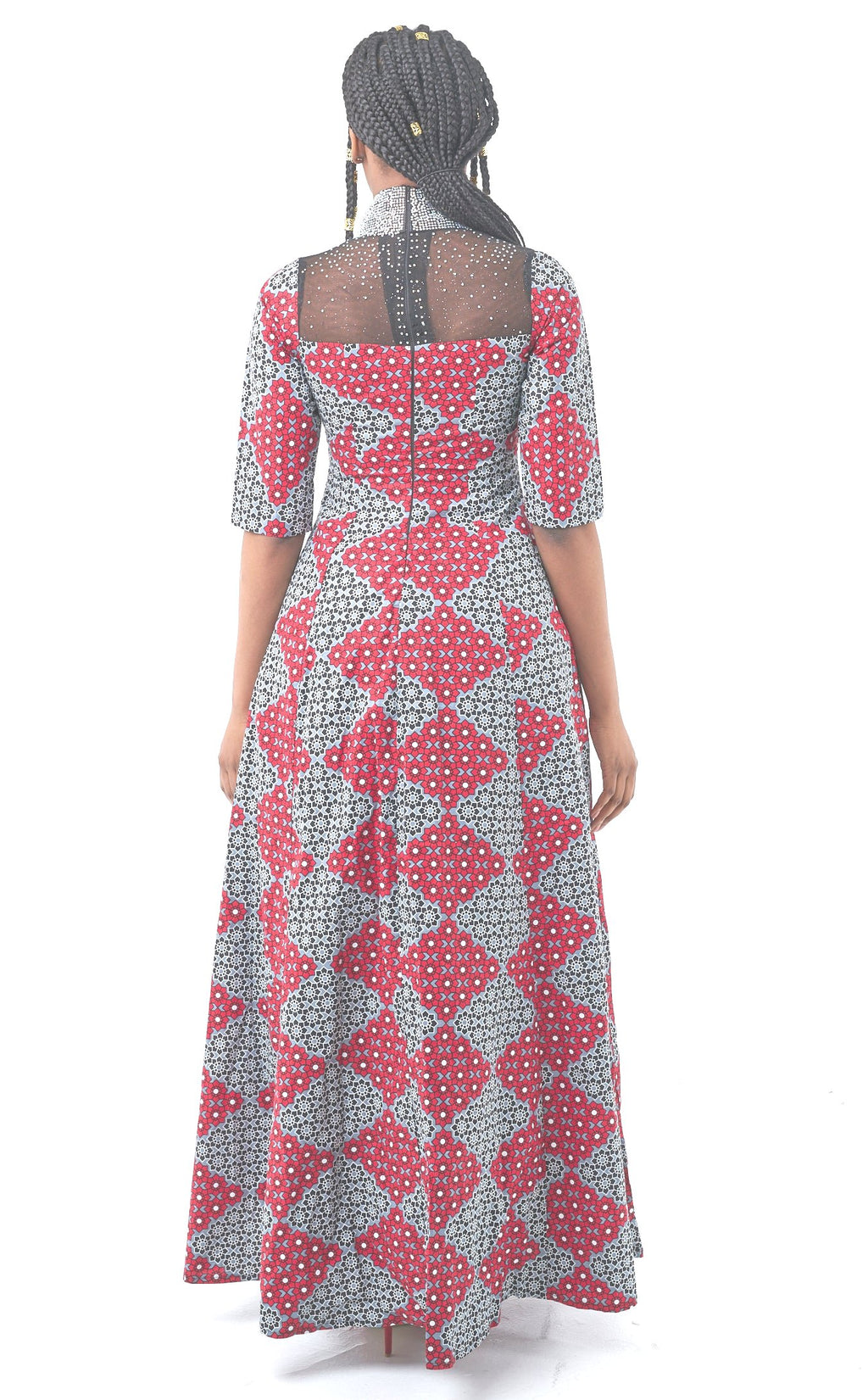 African Fashion Ankara Queen Latifat Gown